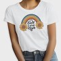 Rainbow Daisy Vibes, Tricou Femei