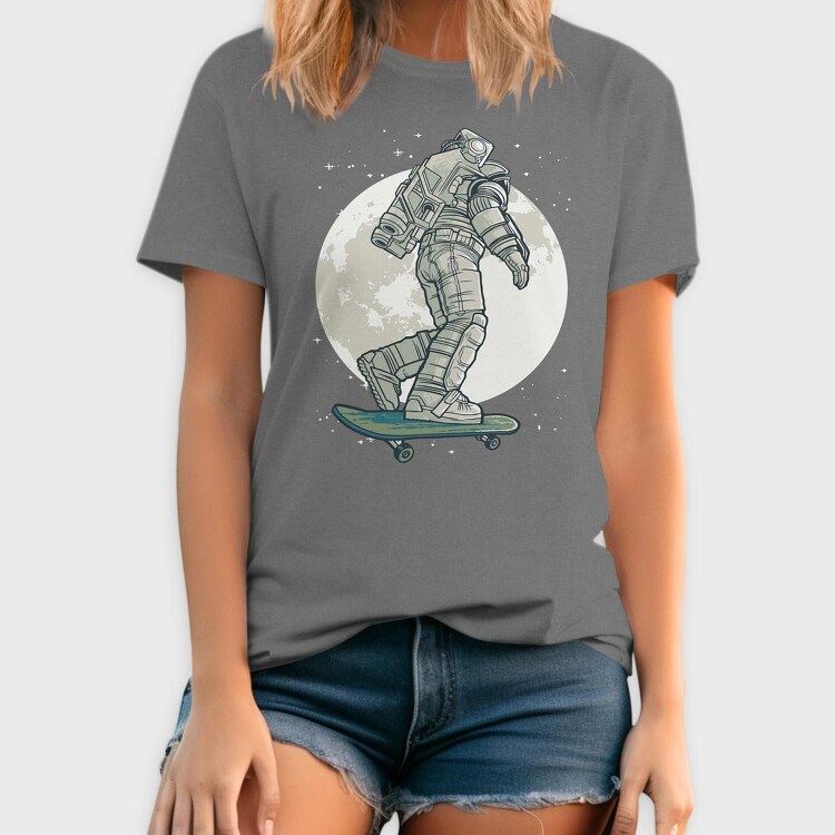 Astronaut Skate, Tricou Barbati (Unisex)