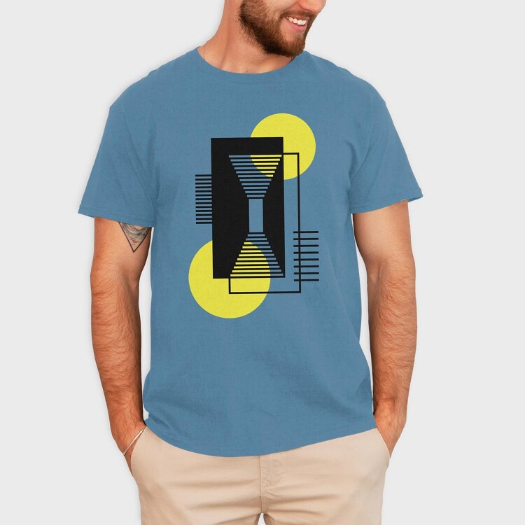 Geometric Stroke, Tricou Barbati (Unisex)