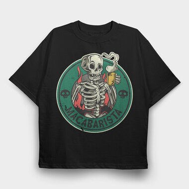 Macabarista, Tricou Oversize Barbati (Unisex)