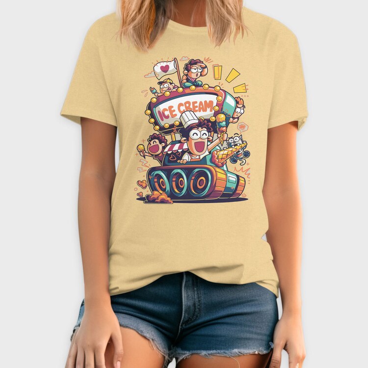 Ice Cream Truck Dreams, Tricou Barbati (Unisex)