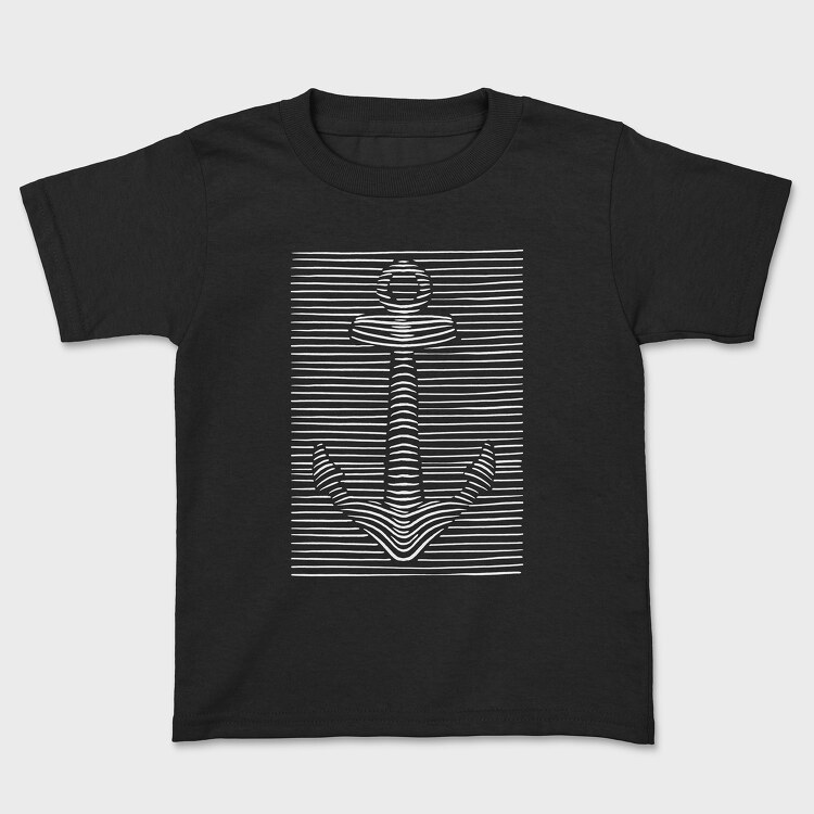 3D Illusion Anchor, Tricou Copii