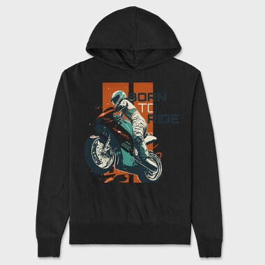 Motorcycle SportArt Japanese, Hanorac Oversize Barbati (Unisex)