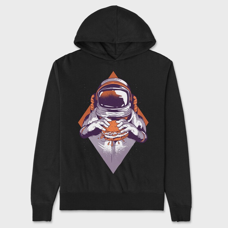 Astronaut Burger, Hanorac Oversize Barbati (Unisex)