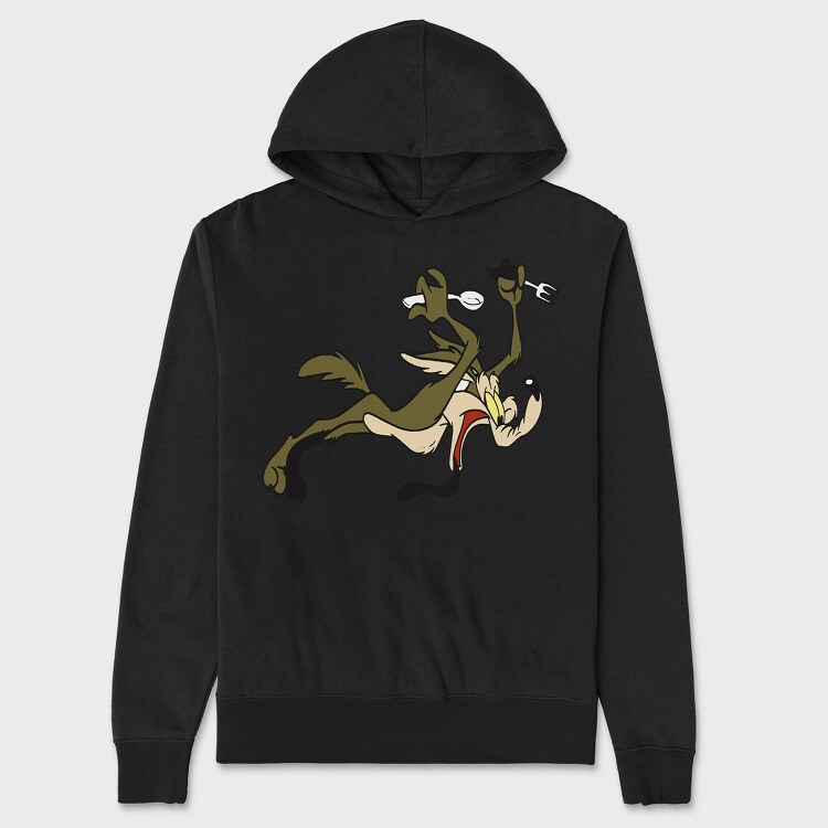 Cartoon Retro Looney Tunes 4, Hanorac Oversize Barbati (Unisex)