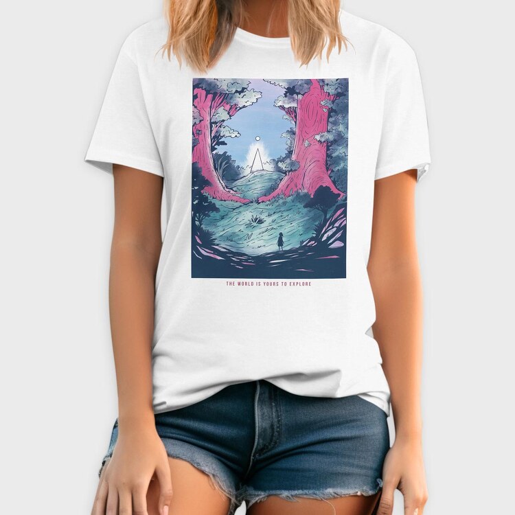 Fantasy_Landscape_03, Tricou Barbati (Unisex)